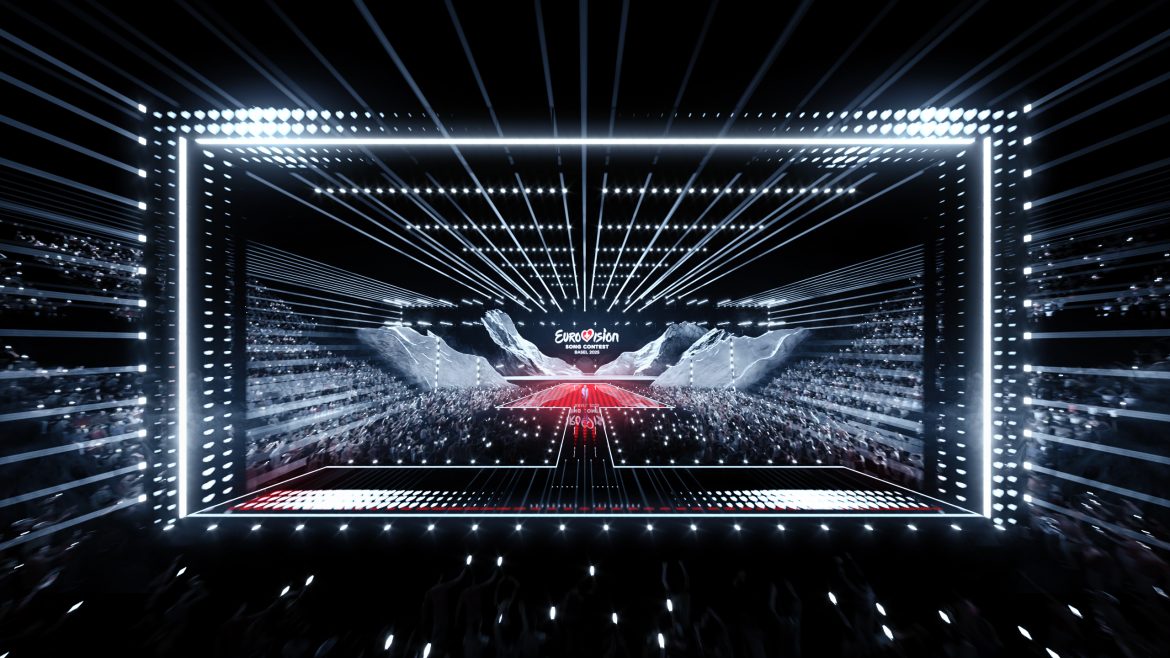 Render del escenario de Eurovisión 2025 / SRG SSR